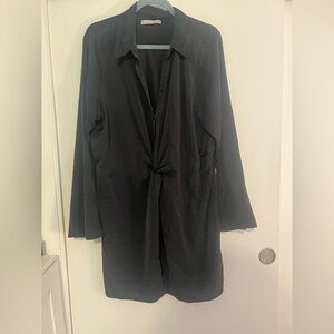 Abercrombie & Fitch Black front twist Dress